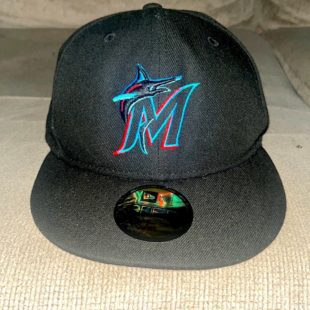 Never worn kids marlins hat